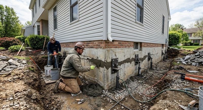 Basement Foundation Repair in Bethel, OH