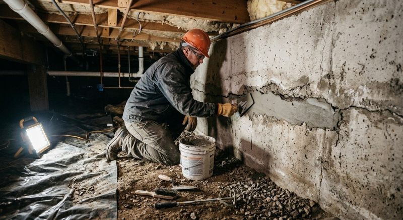 Basement Foundation Repair in Sardinia, OH