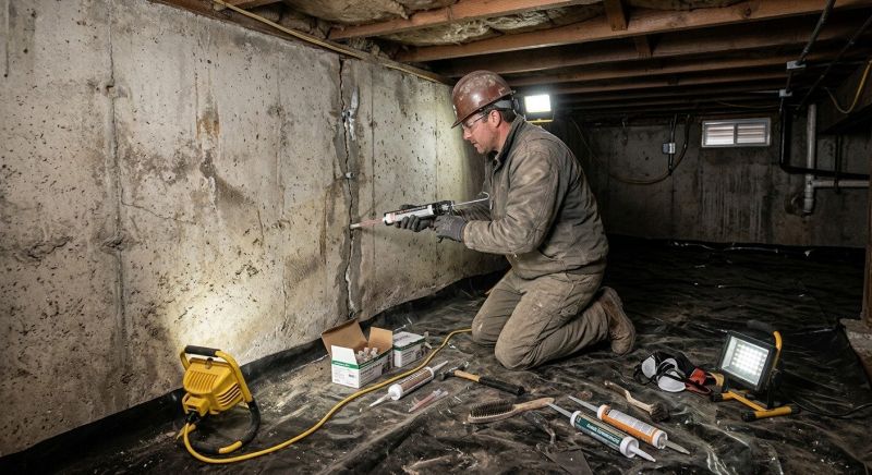 Basement Foundation Repair in Williamsburg, OH