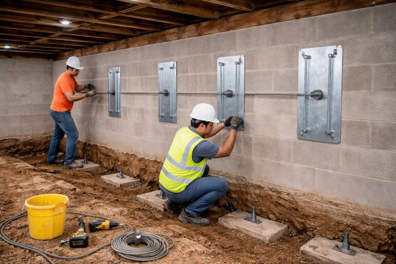 Basement Stabilization in Brown County, OH