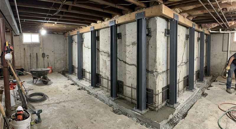 Basement Stabilization in Brown County, OH