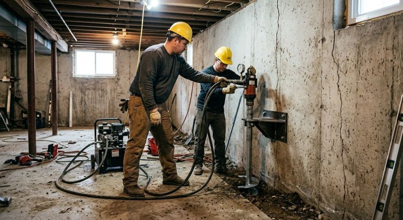 Basement Stabilization in Brown County, OH