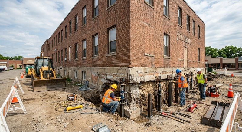 Commercial Foundation Repair in Brown County, OH