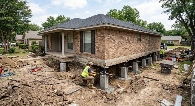Concrete Foundation Leveling in Amelia, OH