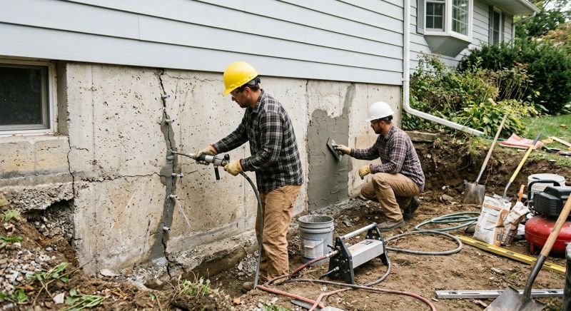 Concrete Foundation Repair in Mayslick, KY