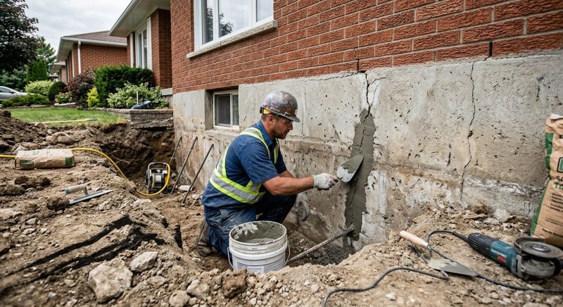 Concrete Foundation Repair in West Union, OH