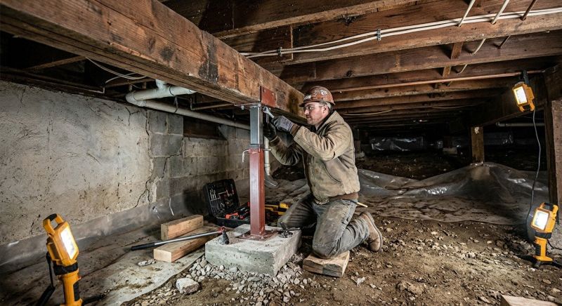 Crawlspace Foundation Repair in West Union, OH
