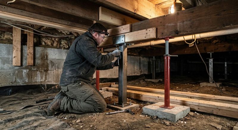 Crawlspace Structural Repair in Brown County, OH
