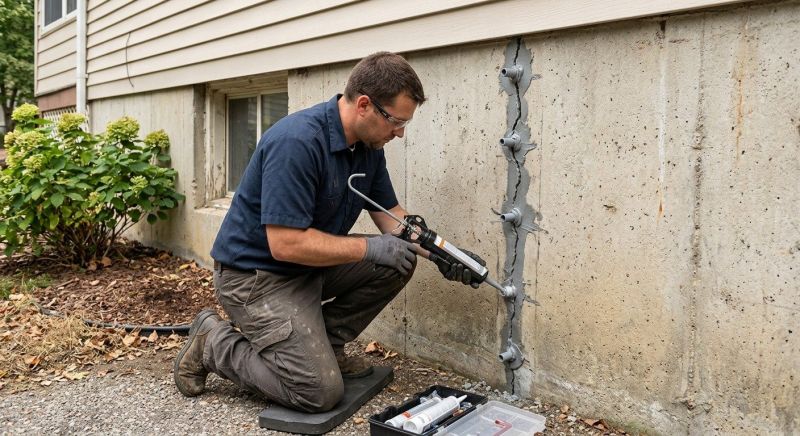 Foundation Crack Sealing in Brown County, OH