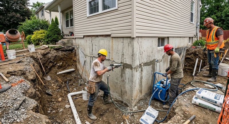 Foundation Damage Repair in West Union, OH