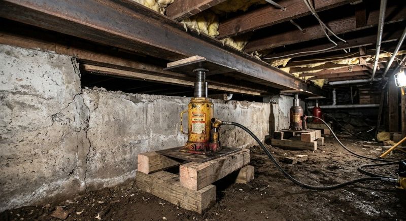 Foundation Jacking in Amelia, OH