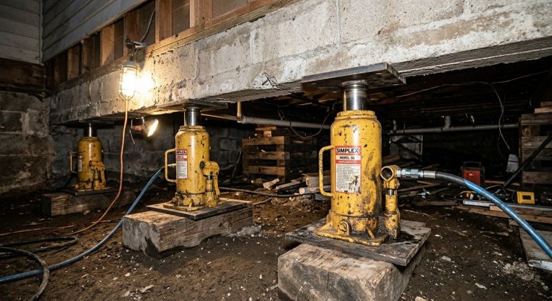 Foundation Jacking in Amelia, OH
