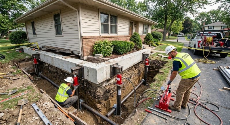 Foundation Jacking in New Richmond, OH