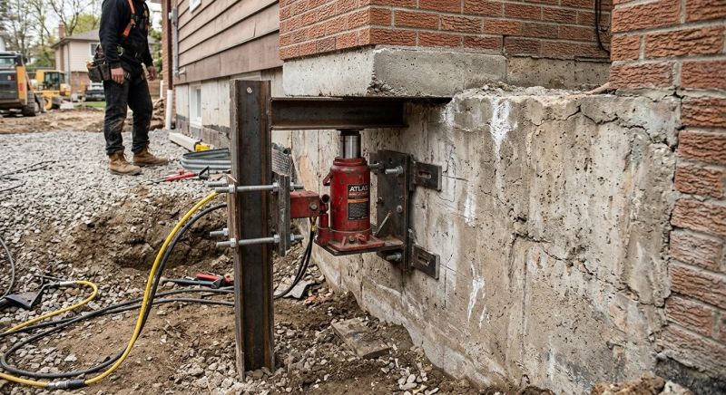 Foundation Jacking in Williamsburg, OH