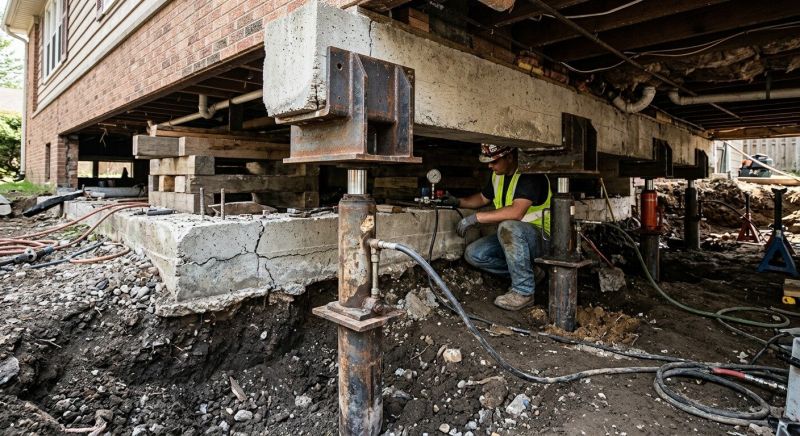 Foundation Lifting in Sardinia, OH