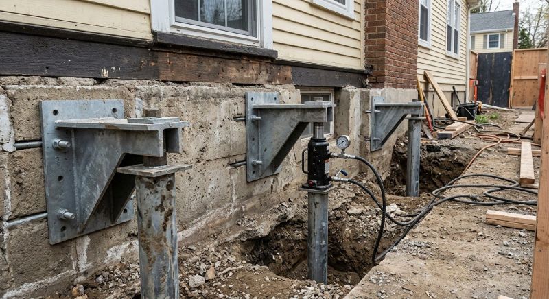 Foundation Pier Leveling in Brown County, OH