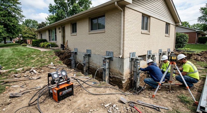 Foundation Pier Leveling in Brown County, OH