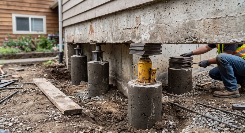Foundation Pier Leveling in Brown County, OH