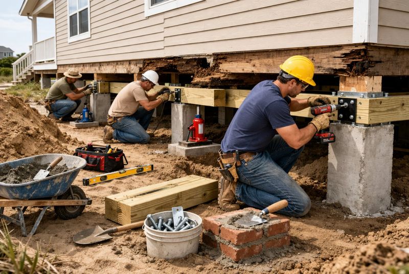 Foundation Raising in Amelia, OH