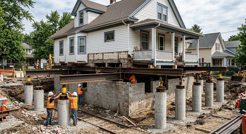 Foundation Raising in Mount Orab, OH