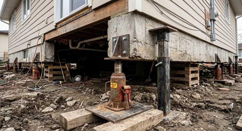 Foundation Raising in West Union, OH
