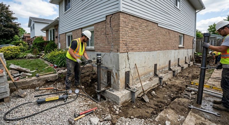 Foundation Stabilizing in Georgetown, OH