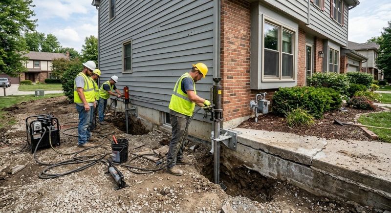 Foundation Stabilizing in Georgetown, OH