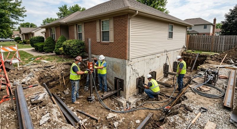 Foundation Structural Repair in Sardinia, OH