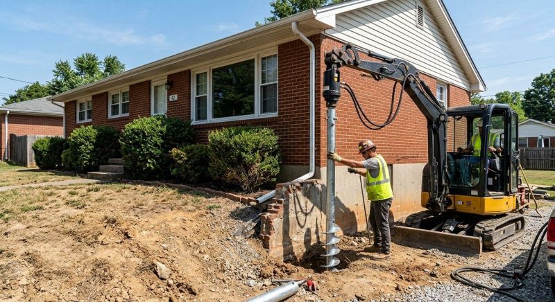Helical Pile Installation in Brown County, OH