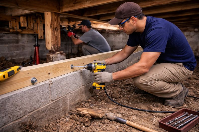 House Foundation Repair in Mount Orab, OH