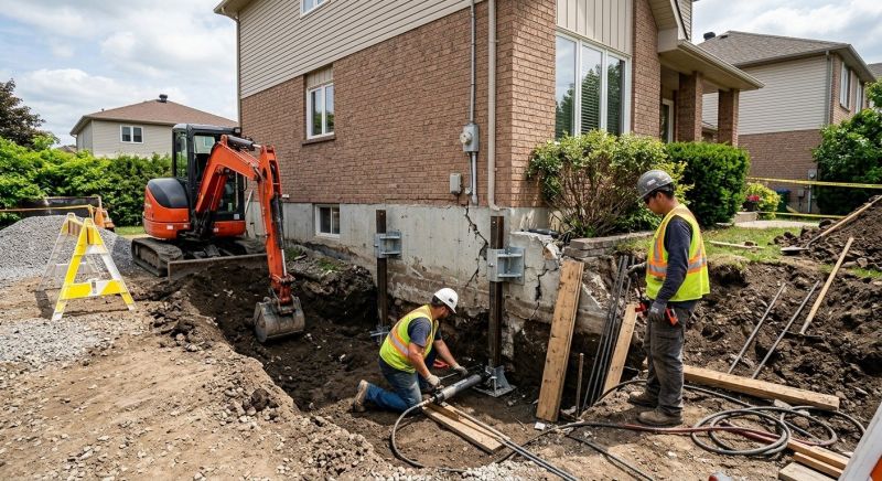 House Foundation Repair in Ripley, OH