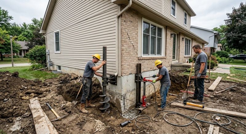 House Foundation Repair in Winchester, OH