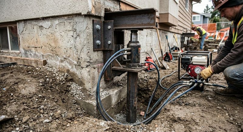 Sinking Foundation Lifting in Brown County, OH