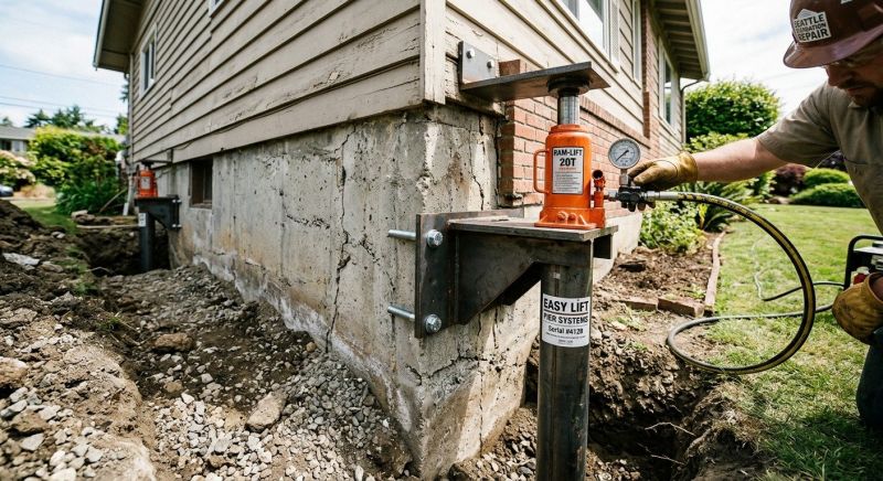Sinking Foundation Lifting in Brown County, OH
