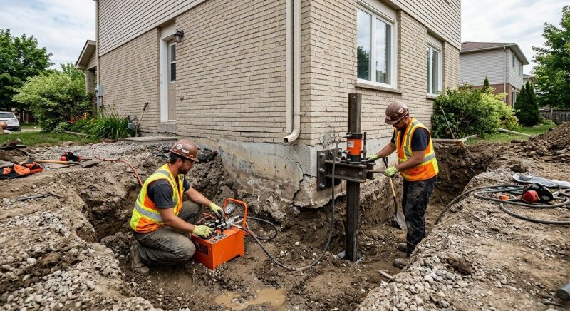 Sinking Foundation Lifting in Brown County, OH