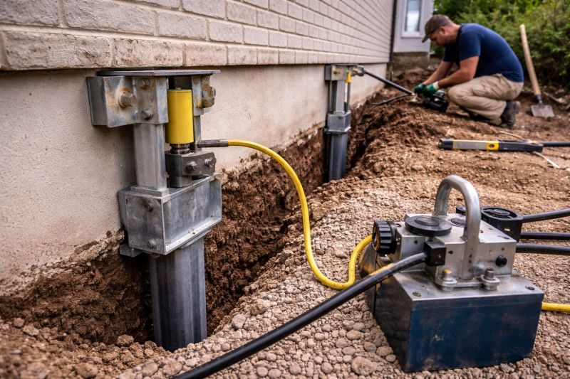 Sinking Foundation Repair in Georgetown, OH