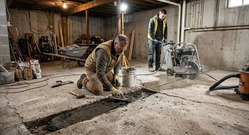 Slab Foundation Repair in Brown County, OH
