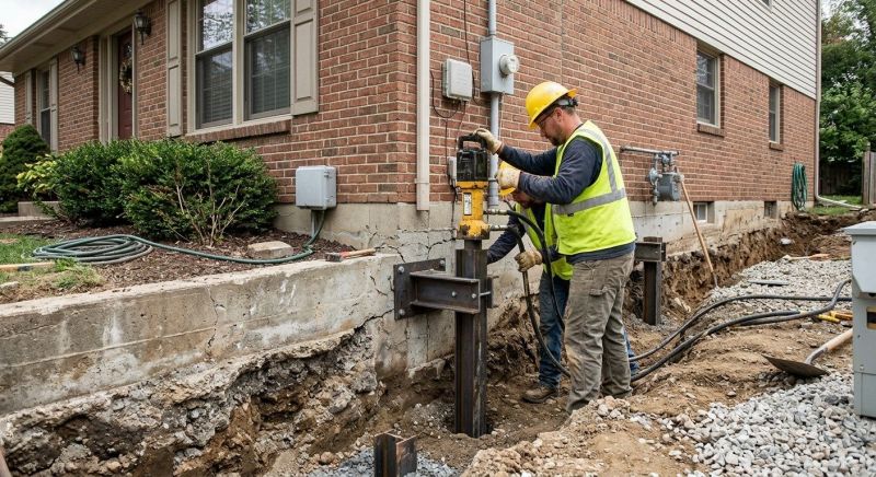 Structural Foundation Repair in Amelia, OH
