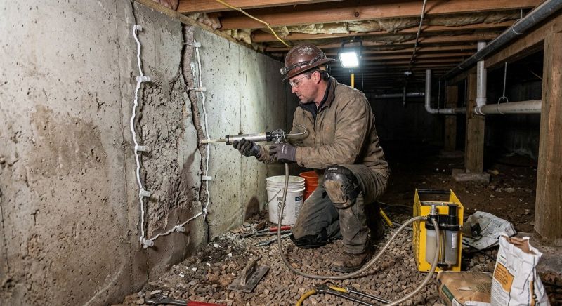 Structural Foundation Repair in Amelia, OH