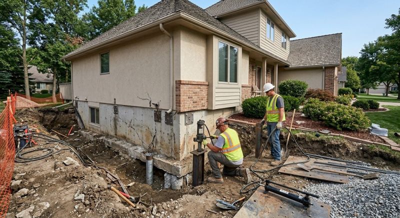 Structural Foundation Repair in West Union, OH