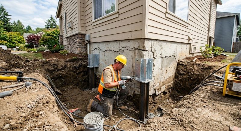 Structural Foundation Repair in Williamsburg, OH